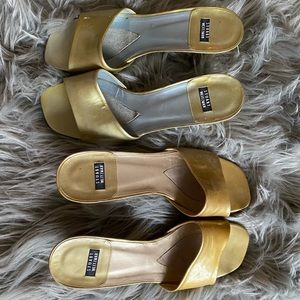 2 PAIRS OF STUART WEITZMAN SANDALS